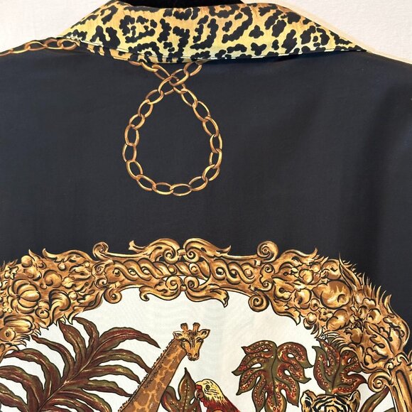 Spenser Jeremy Petites Animal Print Blouse - Picture 7 of 14